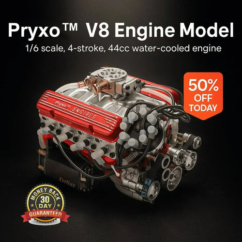 Gasoline OHV V8 Small-block Engine Model Kits